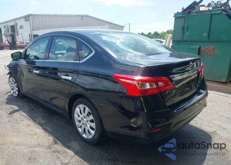 2019 Nissan Sentra S z USA, uszkodzony, nr VIN 3N1AB7AP8KY342973